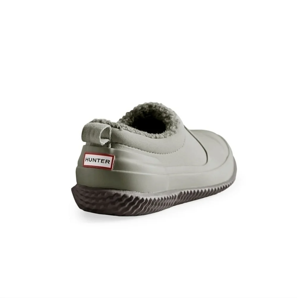 Hunter Big Kids sherpa rain shoes frosted grey Size boys 4 ,girls 5 Eu 36